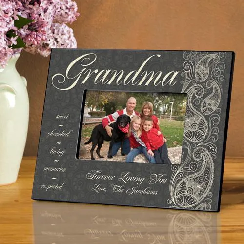Personalized Pretty Paisley Frame