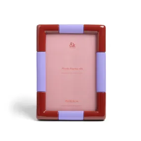 Photo Frame Rift, Burgundy
