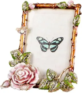 Picture Frame European Metal Photo Frame  (Big Flower)