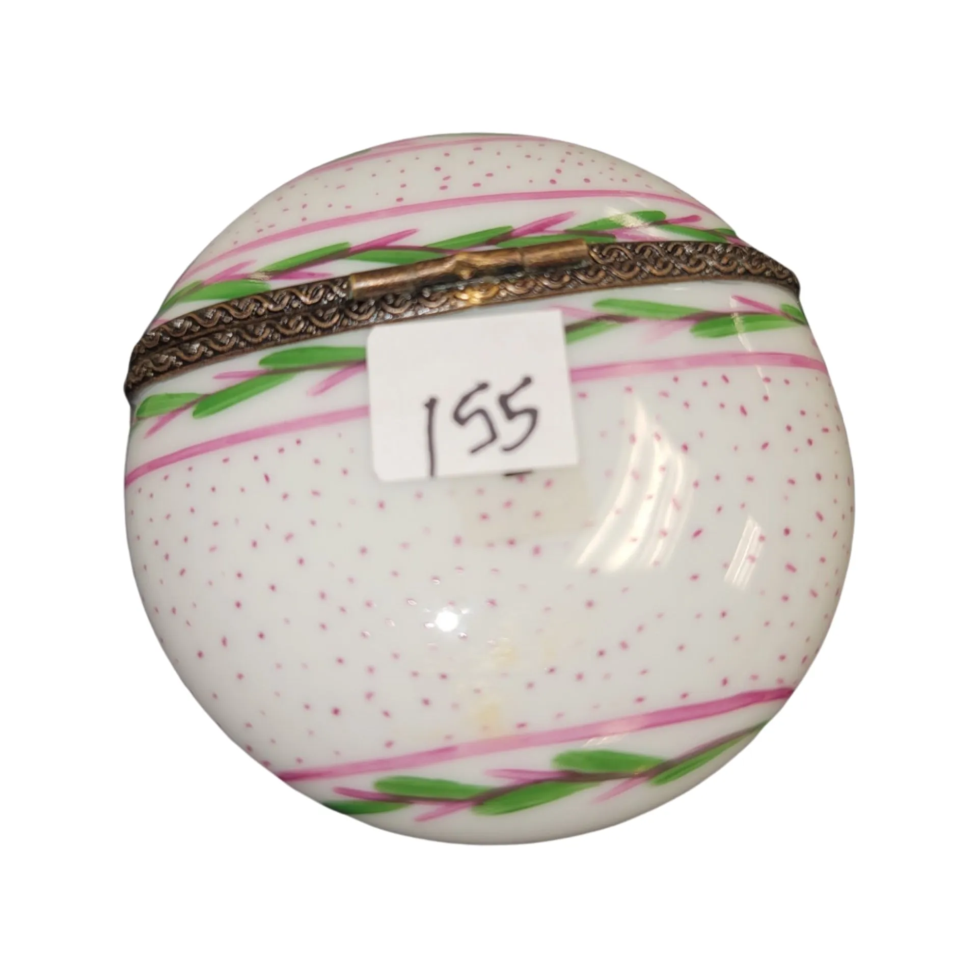 Pink Flat Round Pill Box