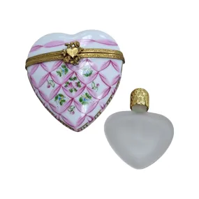Pink Heart Perfume Bottle