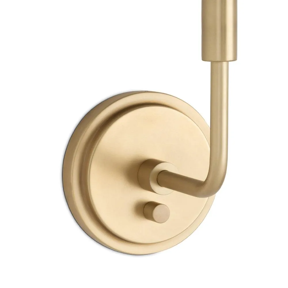 Polly Sconce with Rattan Shade