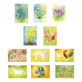 Postcards - Spring / Summer Set 1, 11 Assorted Cards