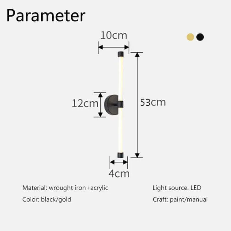 Postmodern Tube Pipe  Wall Light
