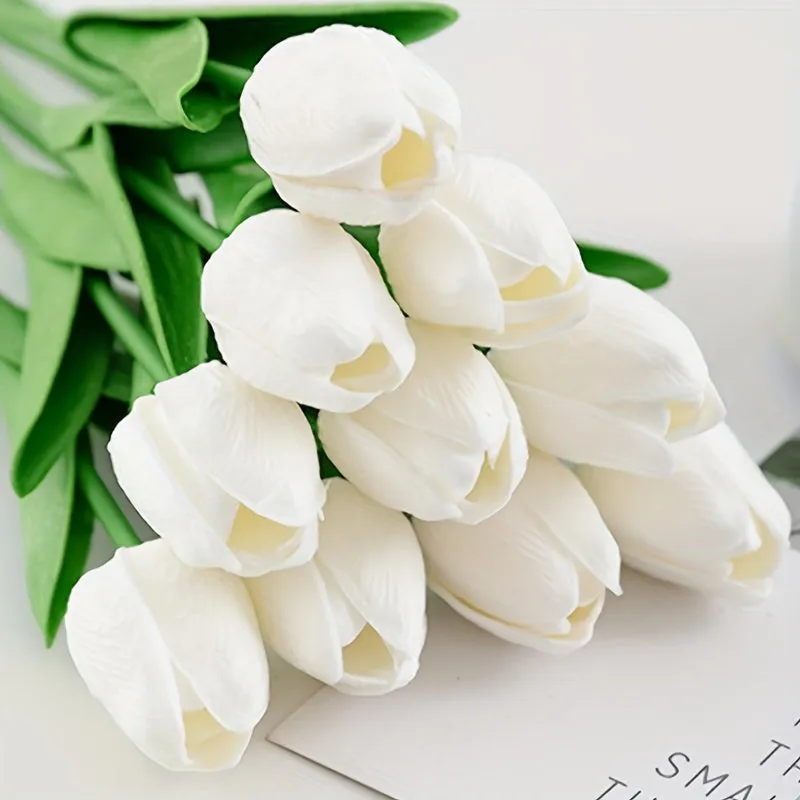Premium Real Touch Tulip Bouquet for Weddings and Events