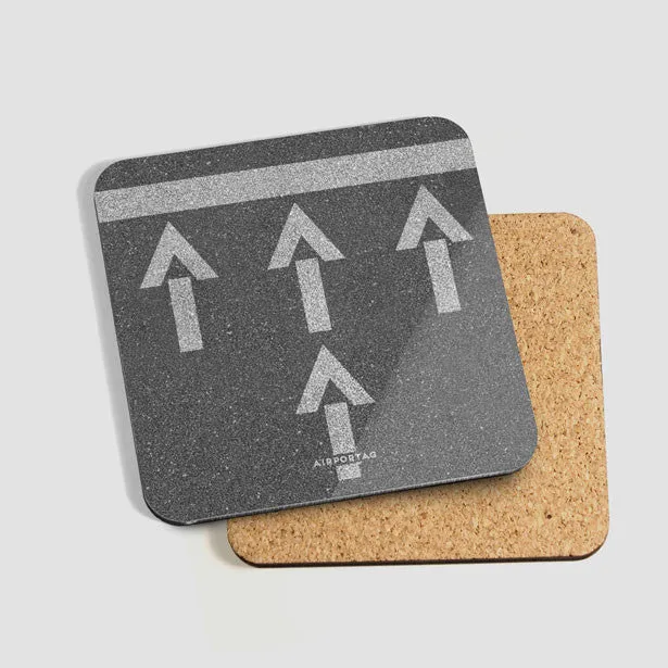 RUNWAY - 4 Coasters Set
