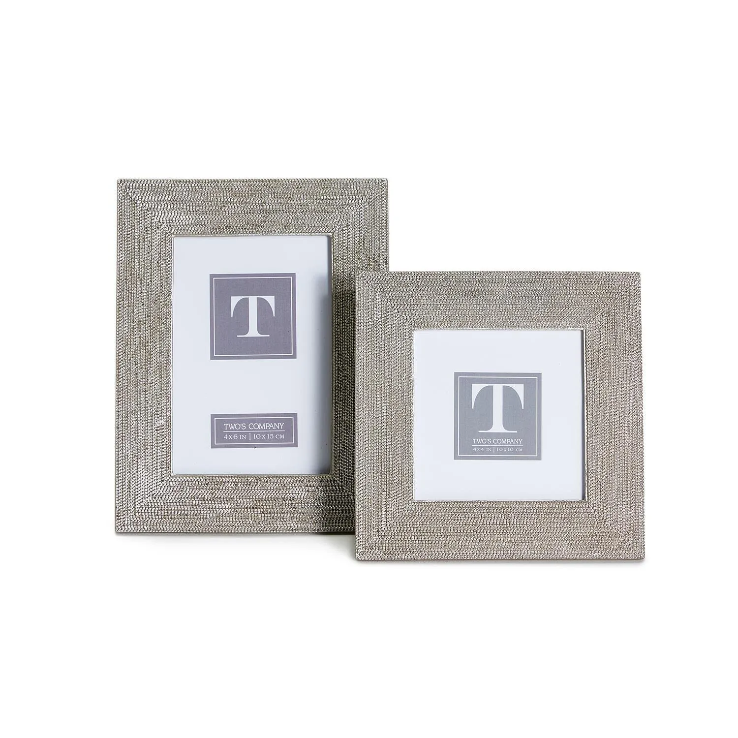Silver Chain Link Frame