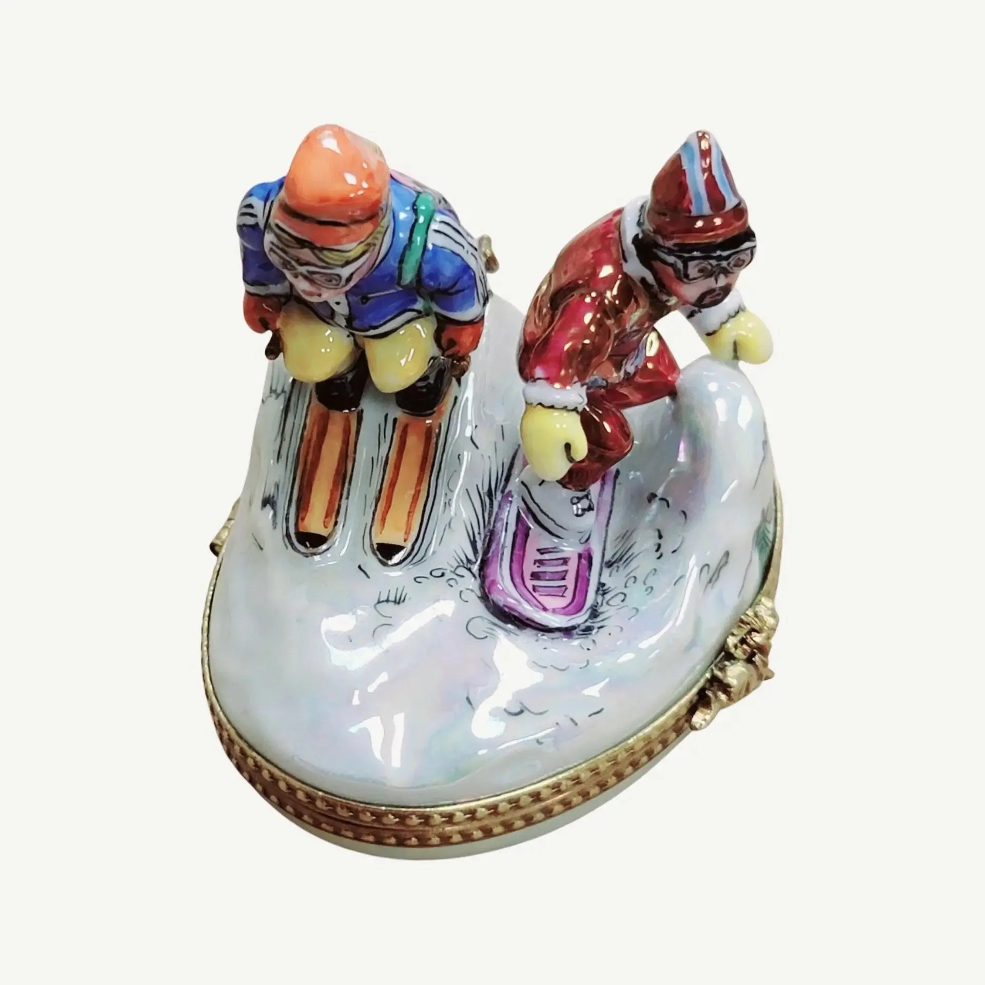 Skiers Skiing