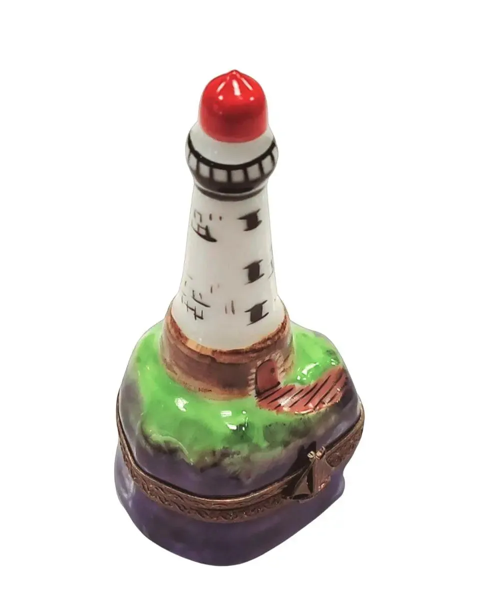 Small Lighthouse on Ocean