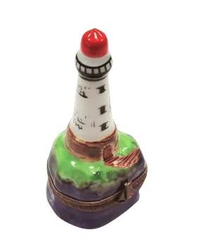 Small Lighthouse on Ocean