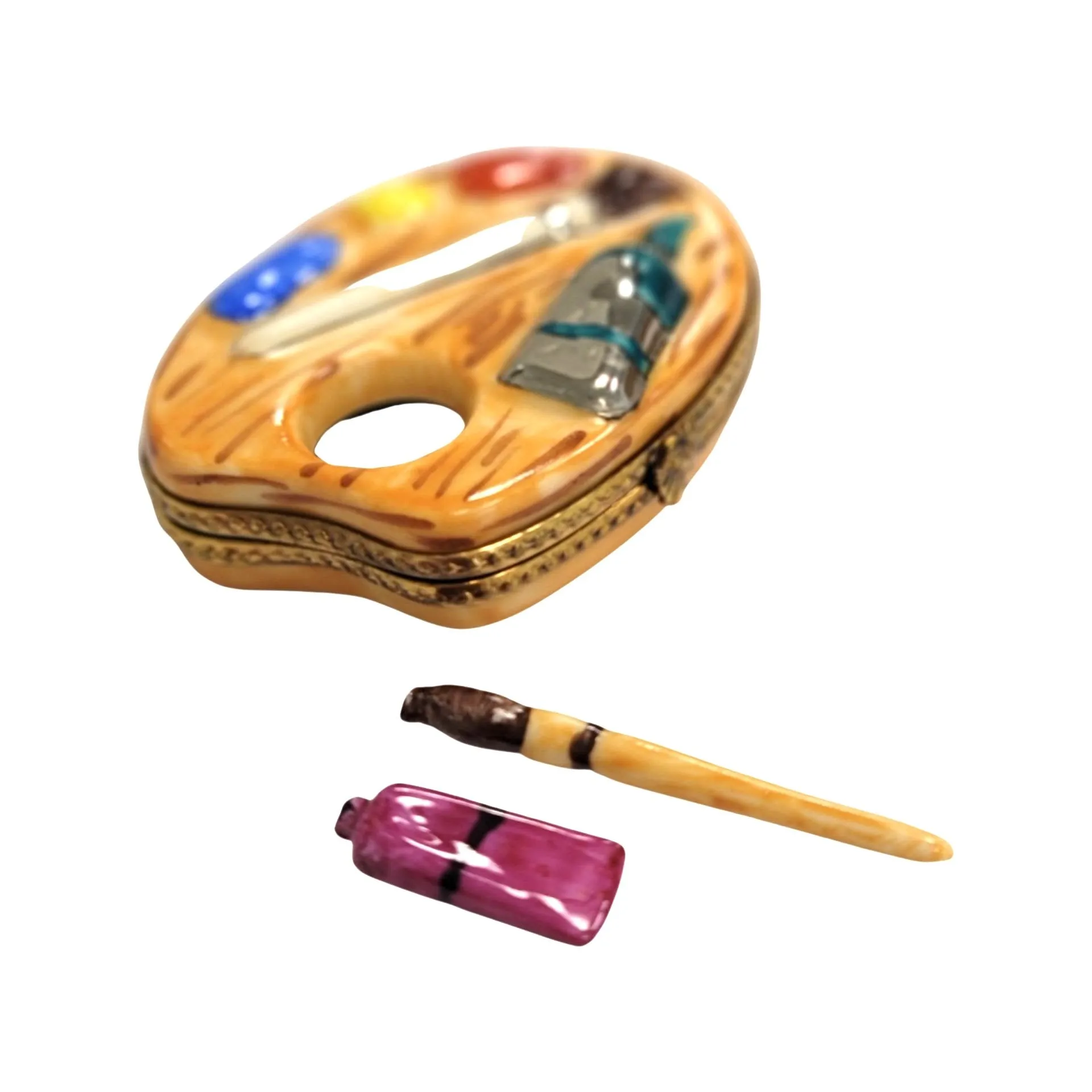 Small Paint Pallette w Paint Brush