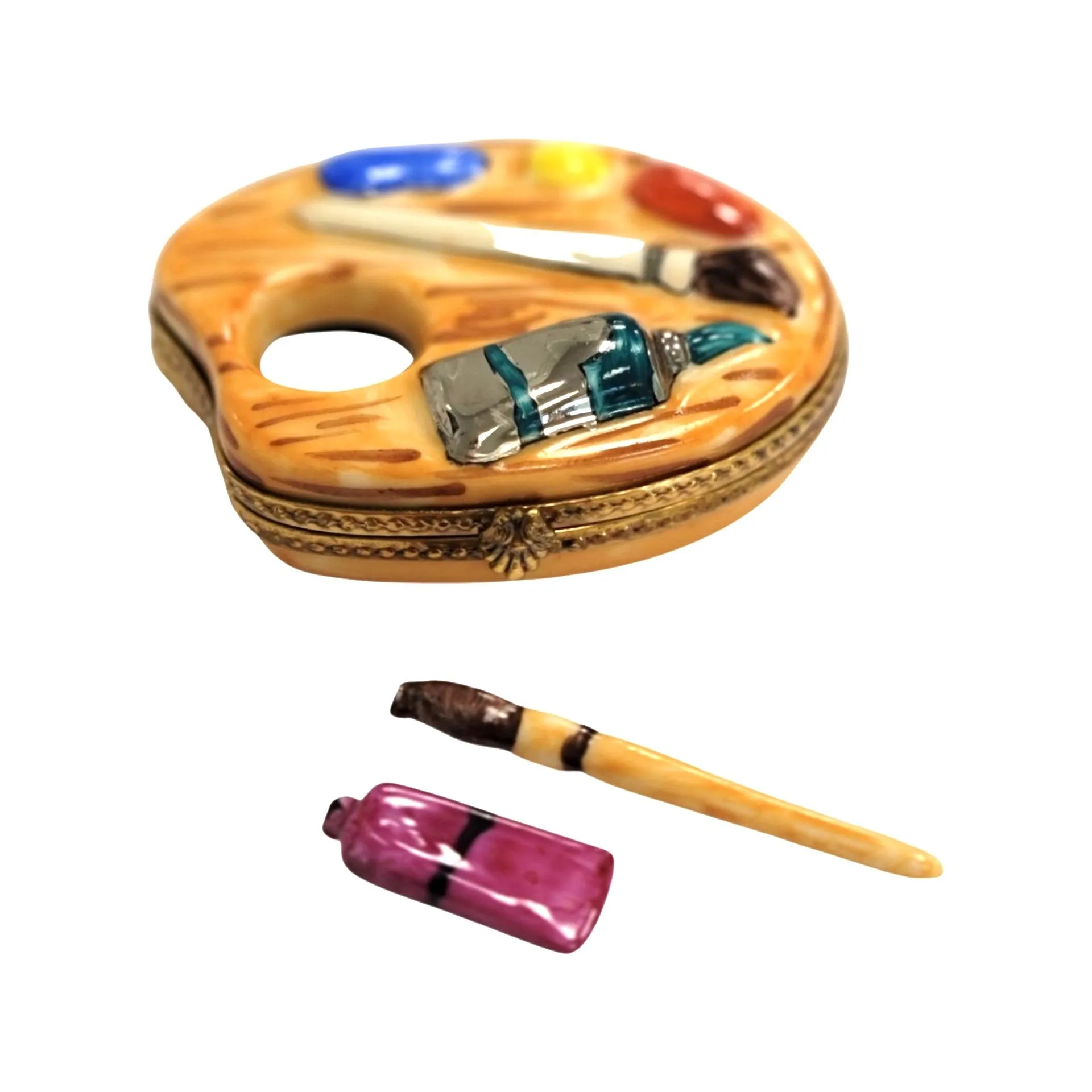 Small Paint Pallette w Paint Brush