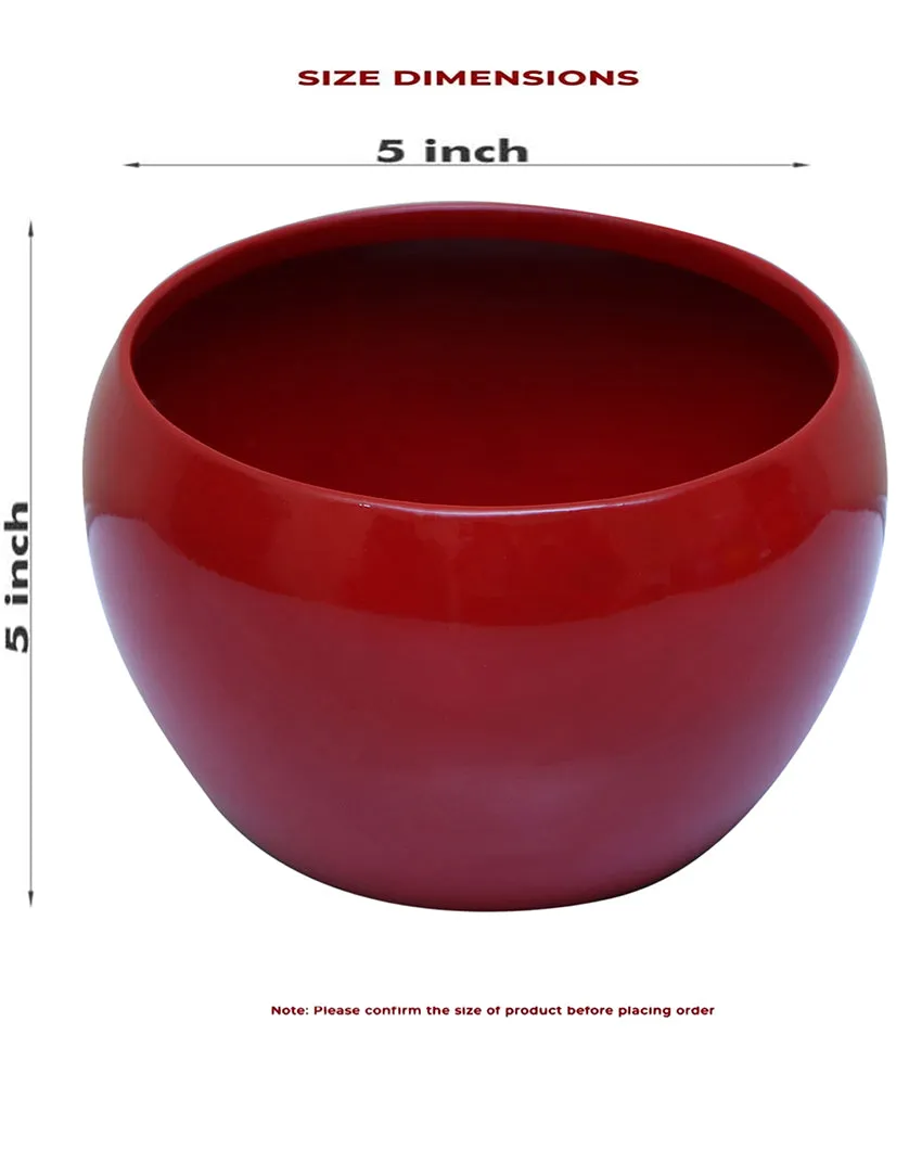 Stylish Desktop Planters Combo Without Plants | Pack of 2 | 5 x 5 inches