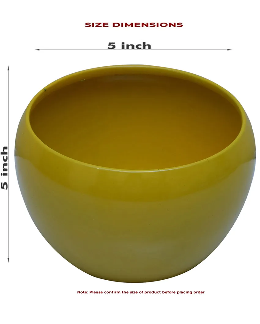Stylish Desktop Planters Combo Without Plants | Pack of 2 | 5 x 5 inches