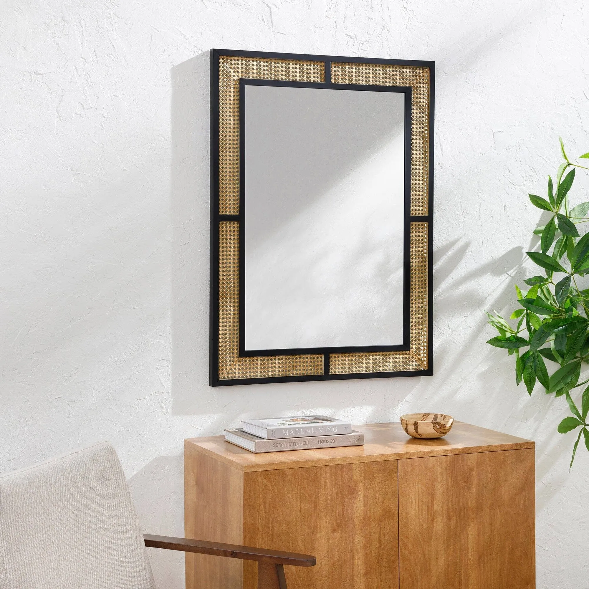 SURYA - Anassa Rectangle Decorative Wall Mirror