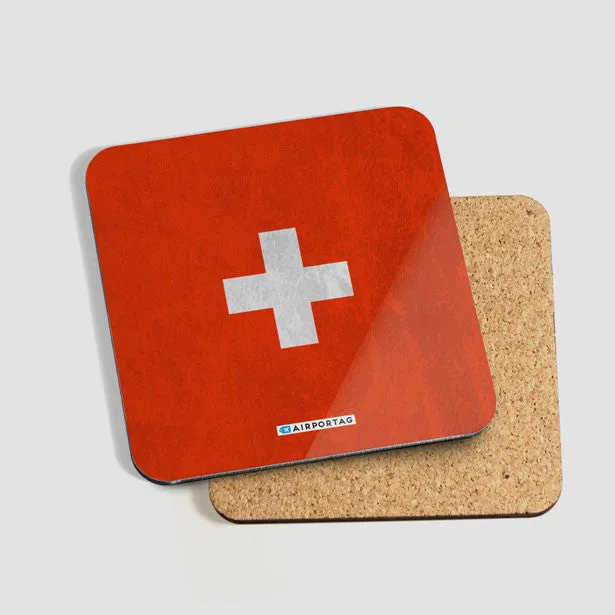 Switzerland Flag - Coaster