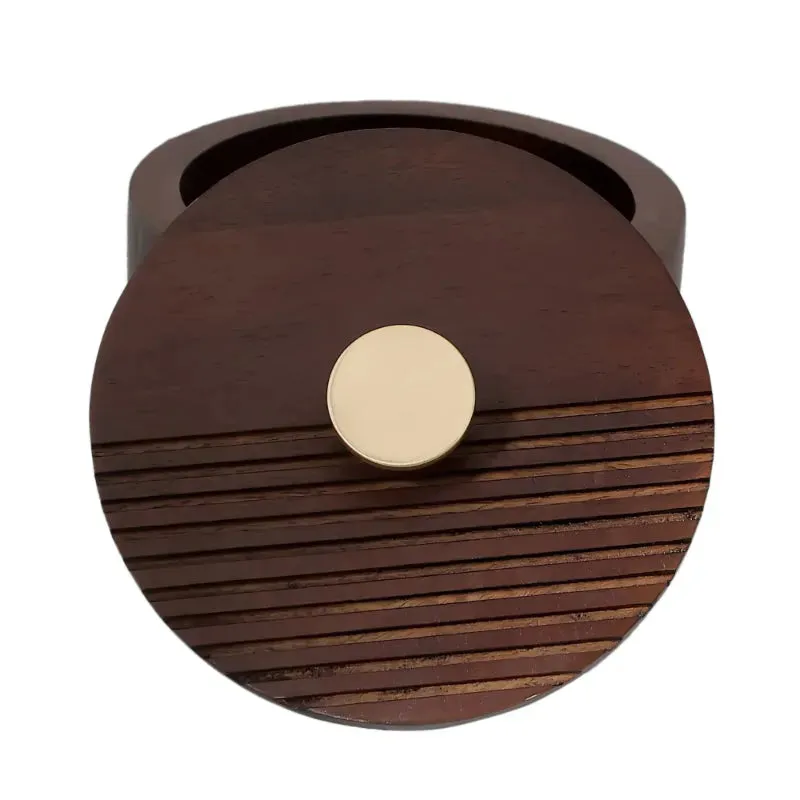 The Artisan's Stripes- Trinket Brown Box | 4.8 Inches, 6 Inches
