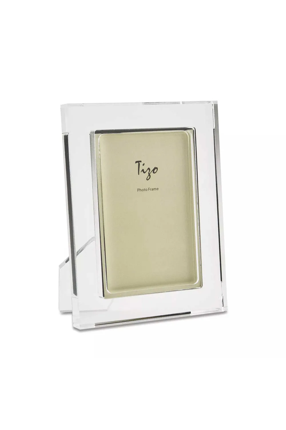 Tizo Lucite Photo Frame with Clear Border, 8 x 10