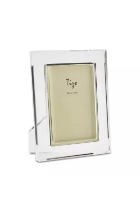 Tizo Lucite Photo Frame with Clear Border, 8 x 10