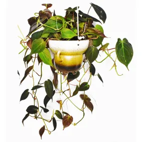 UFO Hanging Ceramic Planter
