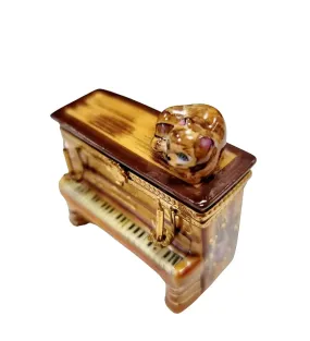 Upright Piano w Cat