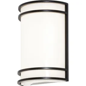 Ventura 10 in. LED Wall Light Bronze Finish