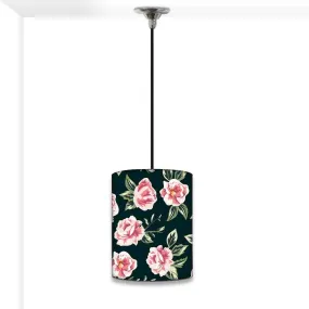 Vintage Ceiling Pendant Lamp - Vintage Pink Rose