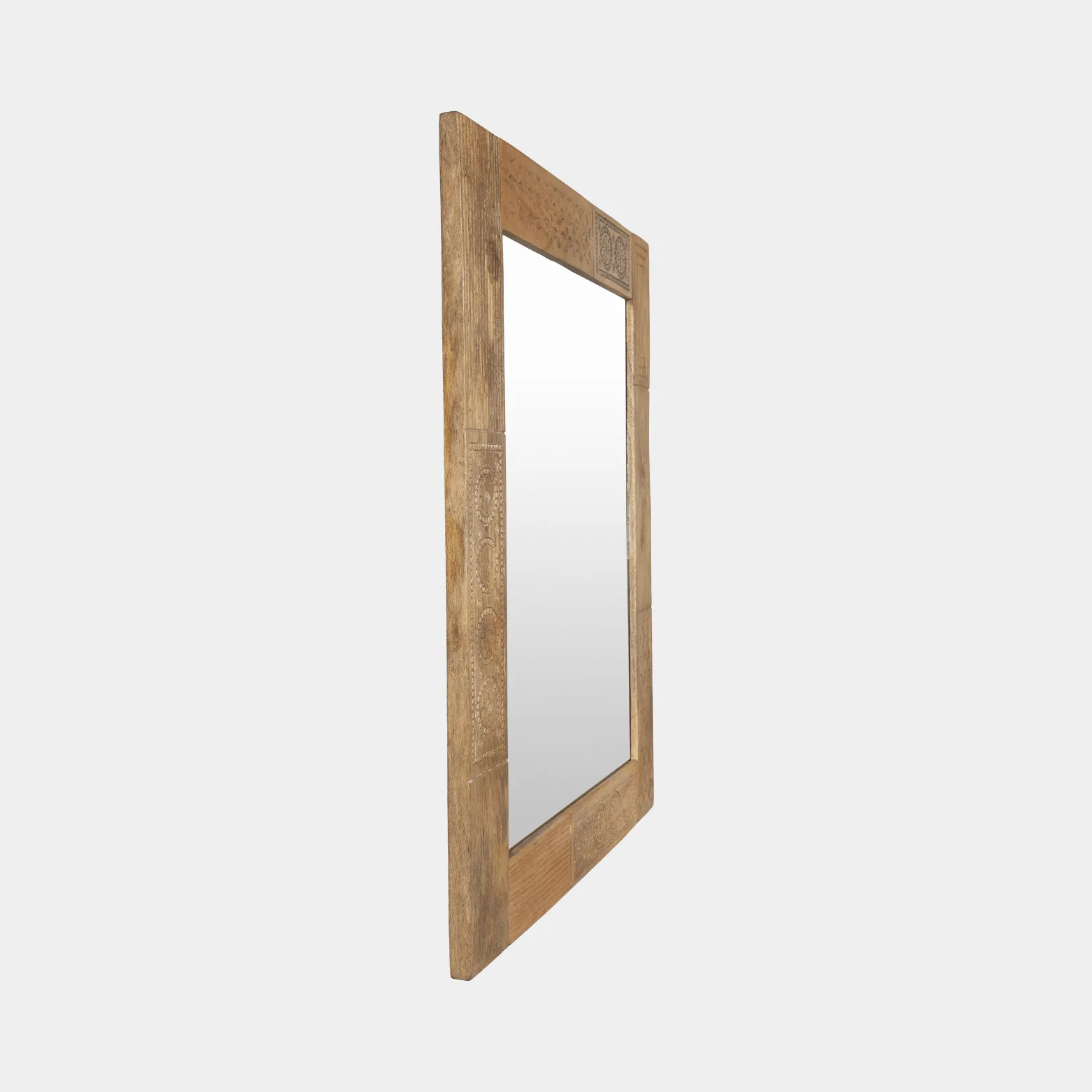 Vintage Wooden Heritage Mirror