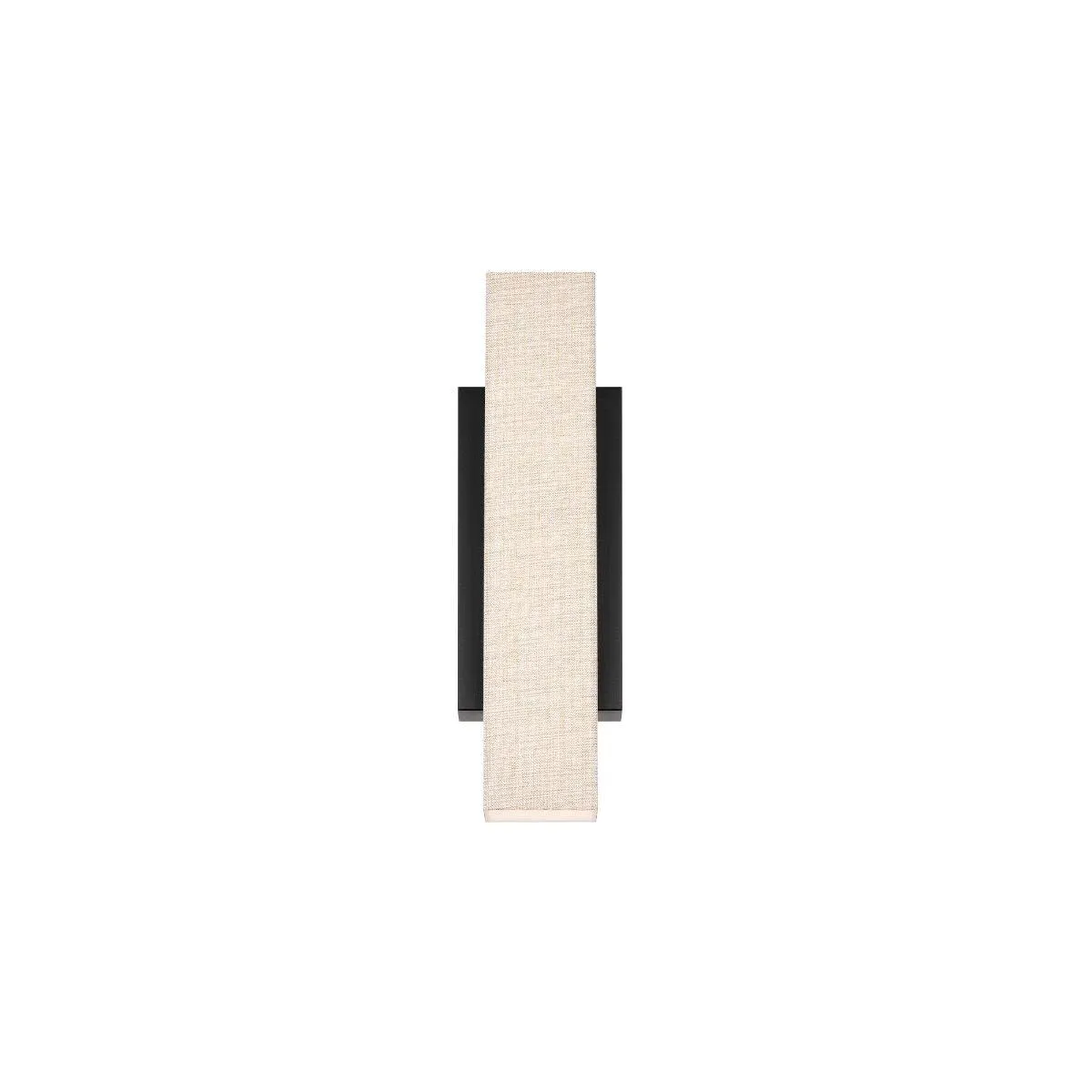 Volga 18 in. LED Wall Light 3000K Black finish