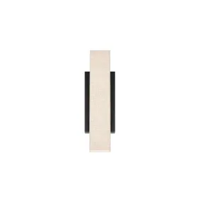 Volga 18 in. LED Wall Light 3000K Black finish