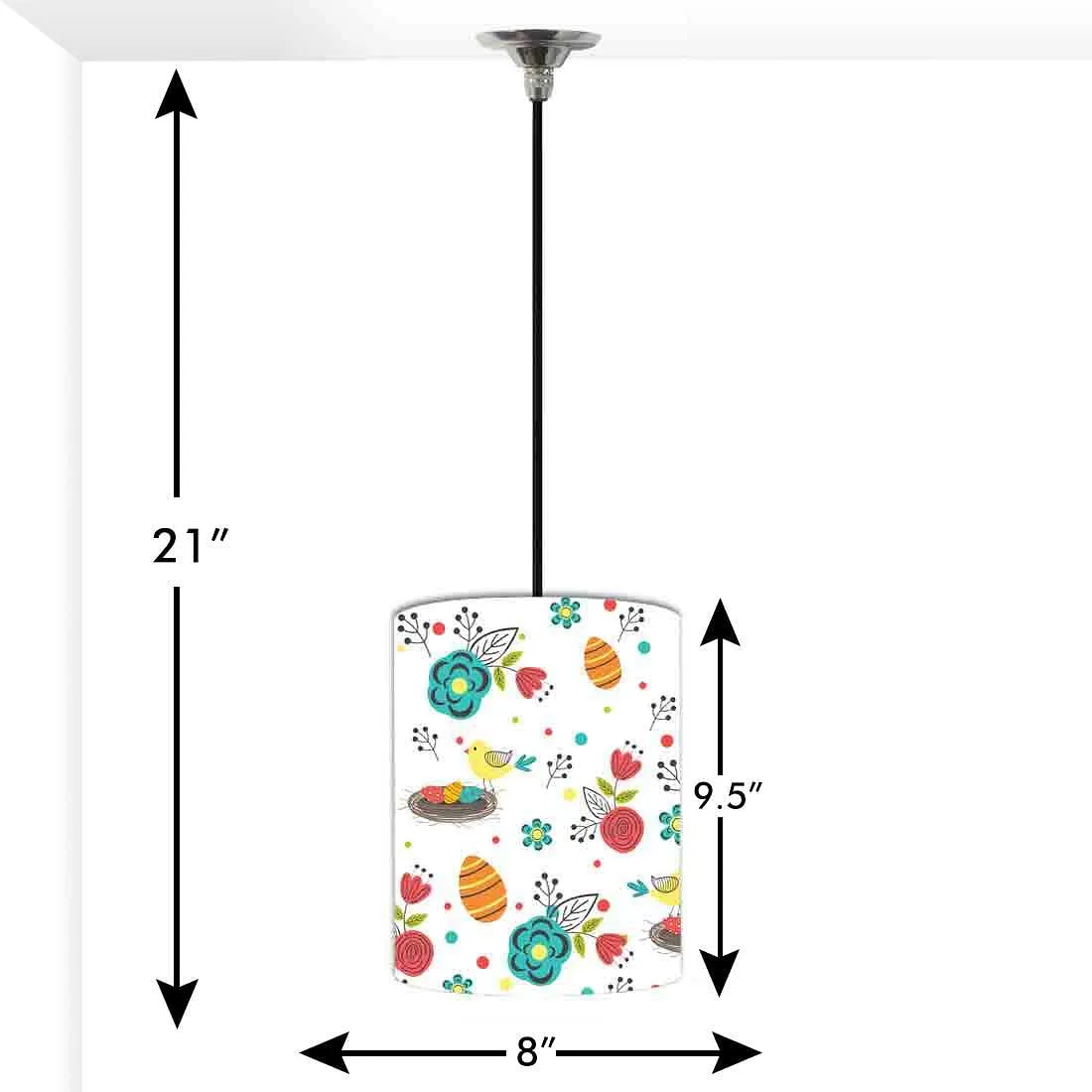 White Pendant Lights Ceiling Lamps - Colorful Eggs - 0243
