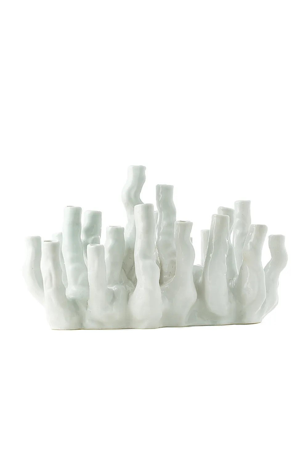 White Porcelain Modern Vase | Pols Potten Coral Reef