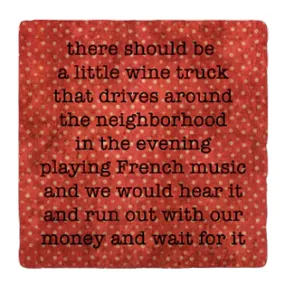 Wine Truck Coaster