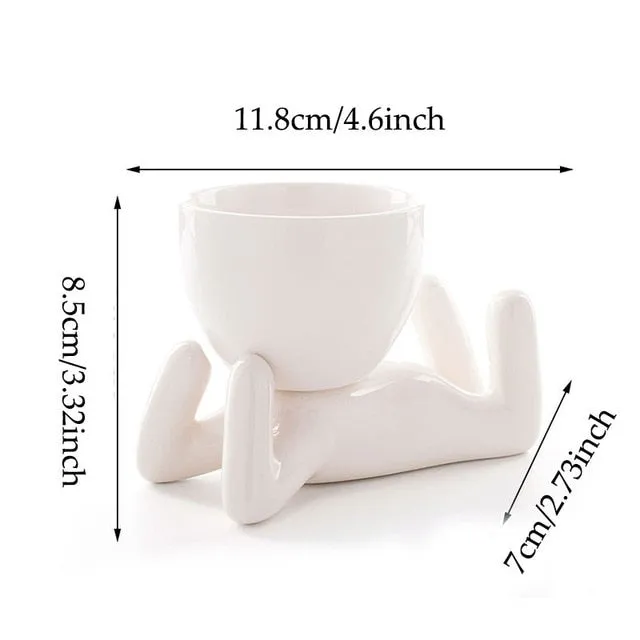 Yeknu Mini Human Planter Pots