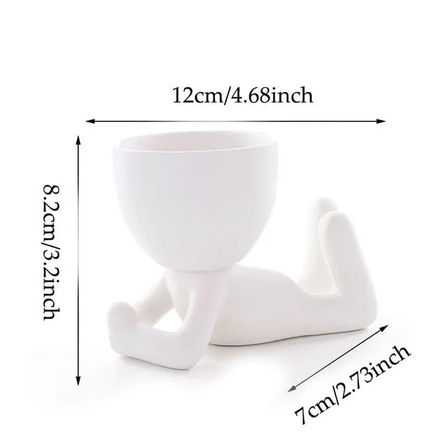 Yeknu Mini Human Planter Pots
